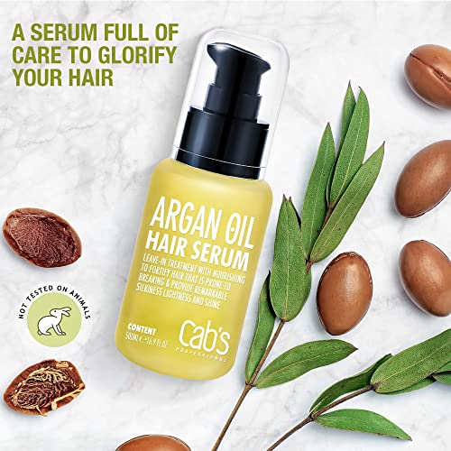 Silk Essence Hair Serum with Argan & Coconut Oil for Frizz Control