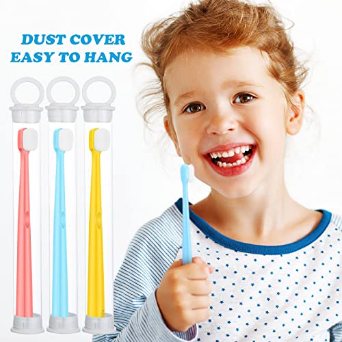 Fresh Style Patelai 6 Pcs Toddler Nano Toothbrush with 20000 Soft Bristles