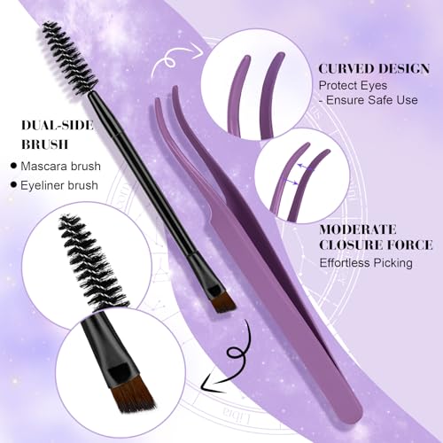 B&Qaugen 156PCS Manga Lash Clusters Kit for Easy Eyelash Extensions