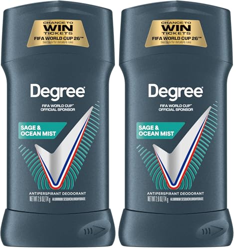 Degree Men Antiperspirant Deodorant Sage & Ocean Mist 2.7 oz - Pack of 2