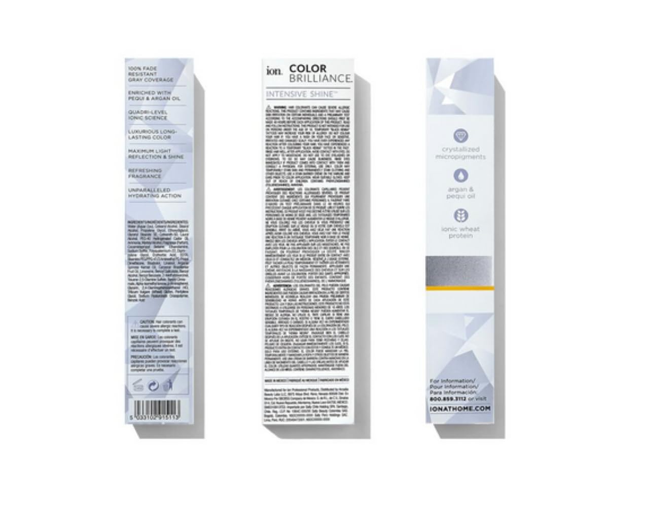 ion Inspired By Nature Permanent Hair Color, made from 100% naturallyderived polymers, cruelty free, vegan, PPD free, recyclable packaging, 2.05 oz