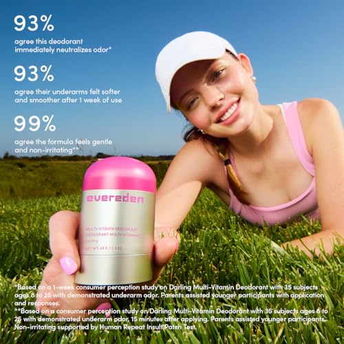 Darling Kids Deodorant Girls 8+ Aluminum-Free, Long-Lasting Odor Protection