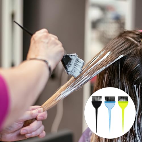 Hair Dye Brush Set — 3 Color Applicator Brushes for Even Tinting