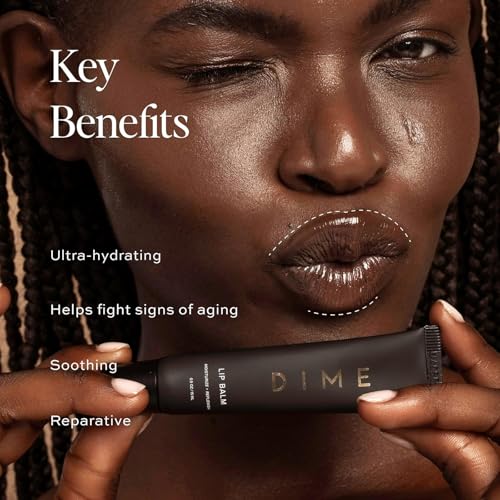 DIME Beauty Clear Lip Balm - Hydrating & Anti-Aging, 0.5 oz