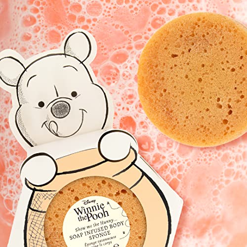 Winnie the Pooh Soap-Infused Body Sponge with Wildflower Fragrance