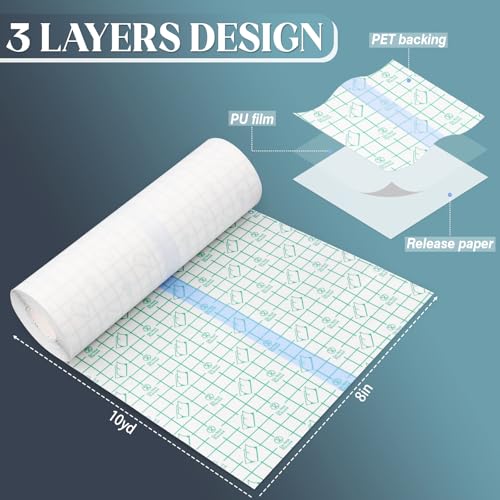 Tattoo Aftercare Bandage Roll 8in x 10 Yard - Waterproof Skin Repair Tape