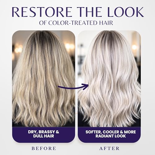 EDENIKA BOTANICALS Rosemary Purple Hair Mask for Blonde, Gray & Silver Hair