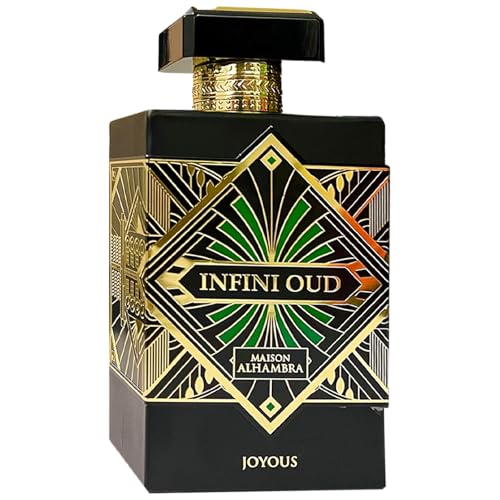 Infini Oud Joyous Unisex EDP Spray - Woody Spicy Fragrance, 3.4 oz