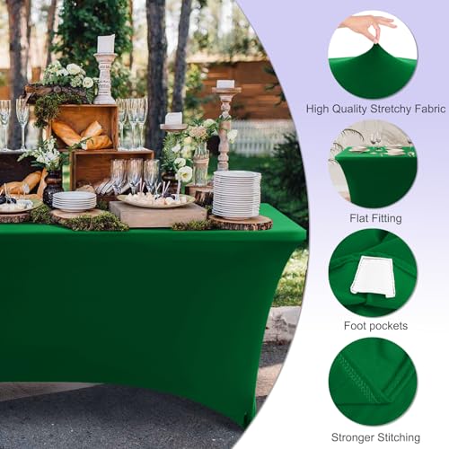 ABCCANOPY 4FT Spandex Table Covers - 2 Pack, Wrinkle Resistant