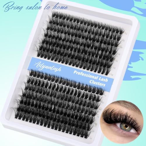 50D & 60D D Curl Eyelash Clusters - 280pcs DIY Individual Lashes