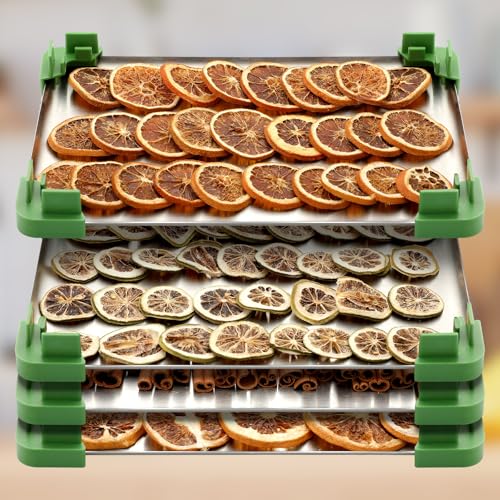 Briwooody 16-Piece Tray Stackers for Harvest Right Freeze Dryer