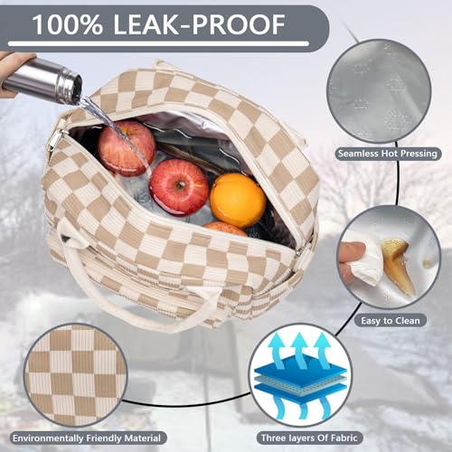 Insulated Lunch Bag for Women & Girls – Reusable Leakproof Cooler Tote