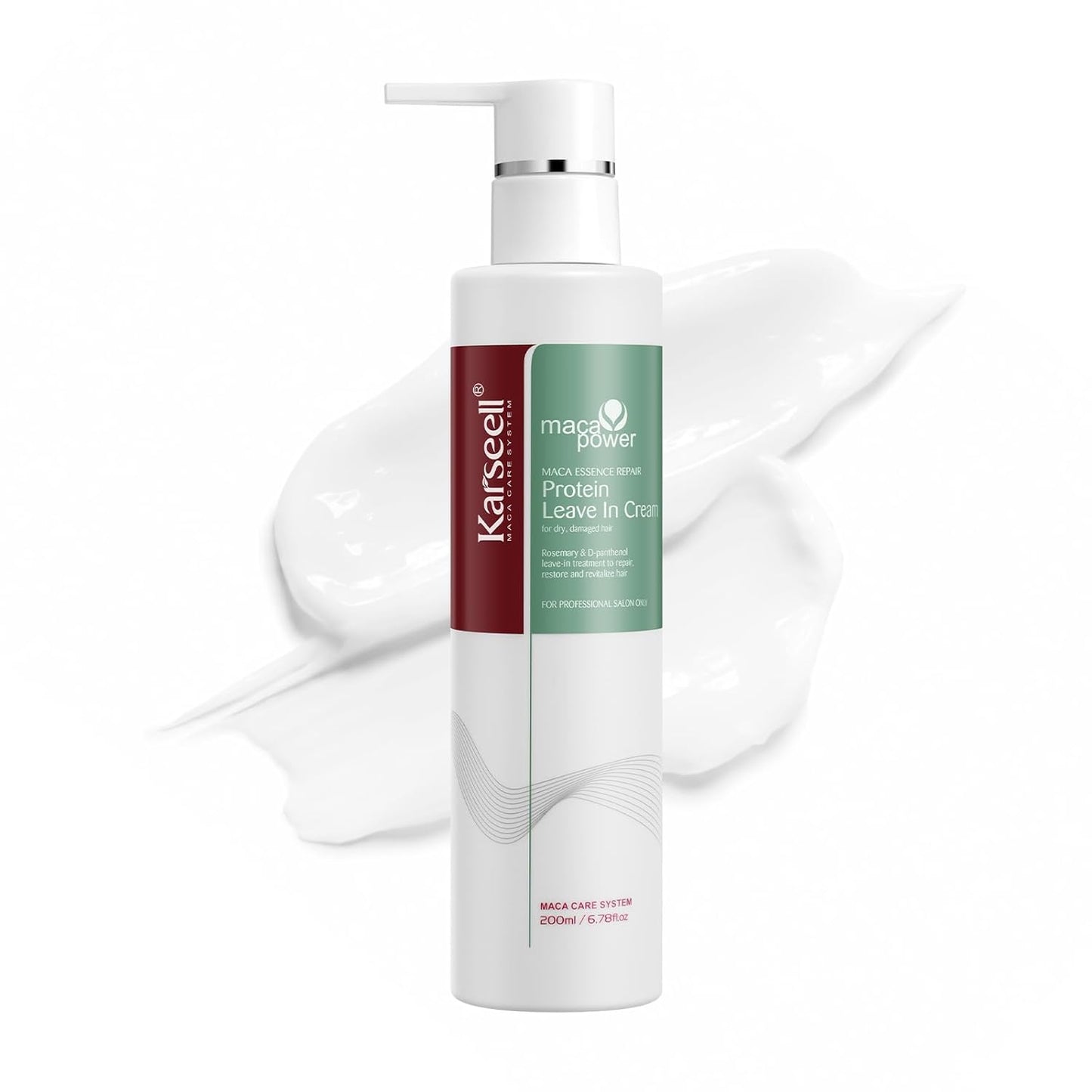 Karseell Repair Protein Cream | Leave-In Conditioner for Dry, Damaged Hair - Organic Treatment