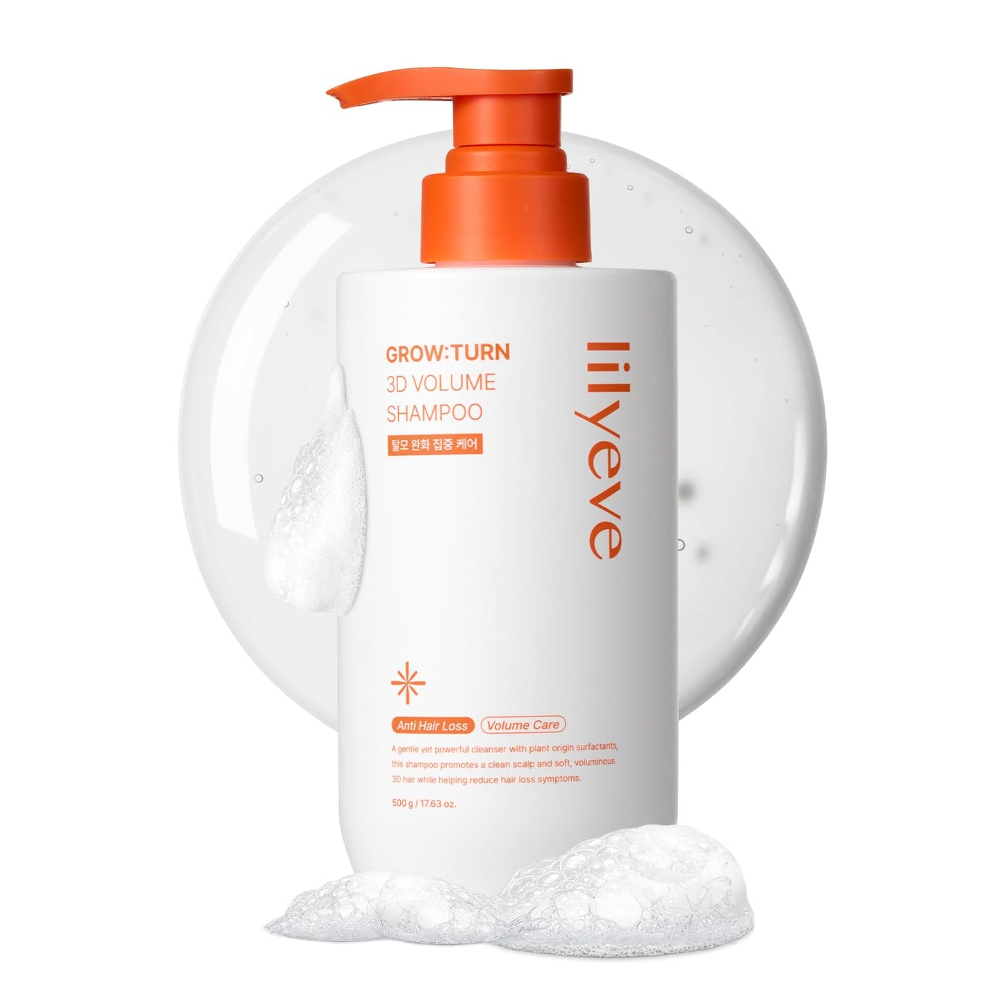 Lilyeve 3D Volume Shampoo - Hair Growth & Thickening Formula with Hearthleaf Exosome | 16.23 fl. oz.