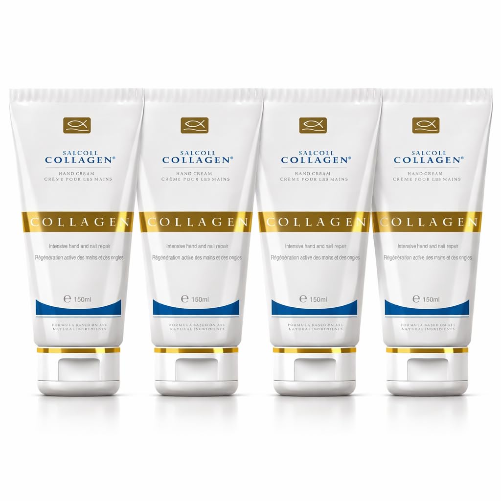 Bioactive Anti-Aging Collagen Hand Cream - Hypoallergenic Moisturizer for All Skin Types | 150 ml