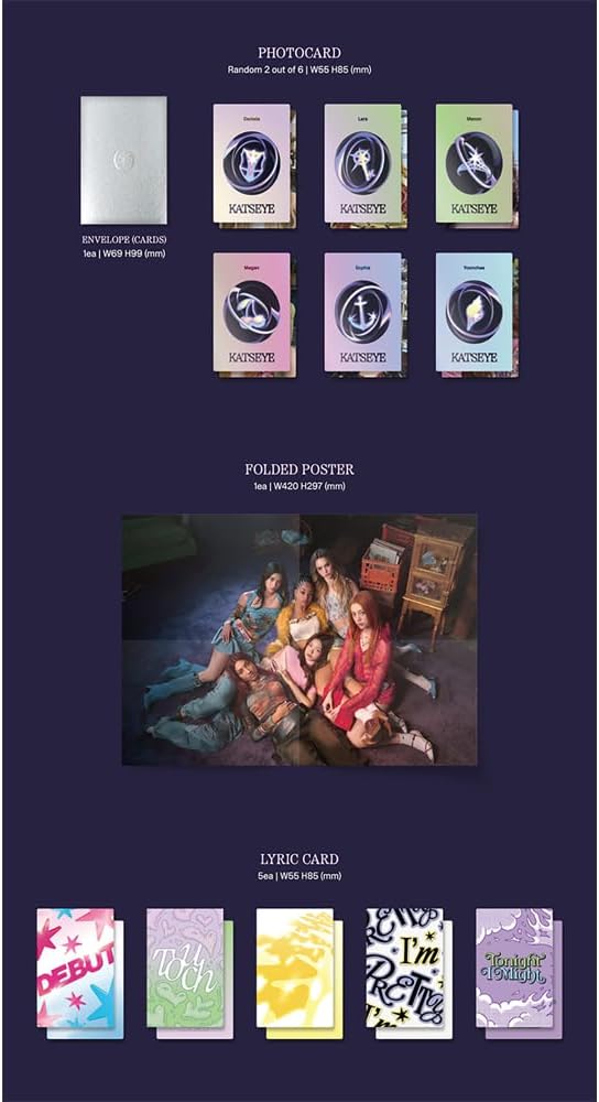 KATSEYE 1st EP Album "SIS SOFT IS STRONG" - Soft Version + 3 Extra Photocards Set