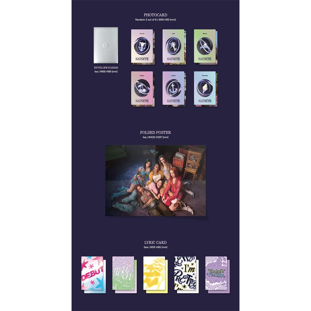 KATSEYE [1st EP Album SIS SOFT IS STRONG](STRONG Ver) + 3 Extra Photocards Set