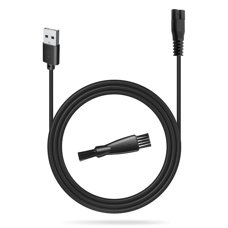 uijino HOLDOG Dog Clippers Charger, 5V USB Charging Cable for HOLDOG Cat Grooming Clippers, Charging Cord Line for Professional Heavy Duty Dog Grooming Clipper with Cleaning Brush, 3.3ft Power Cord