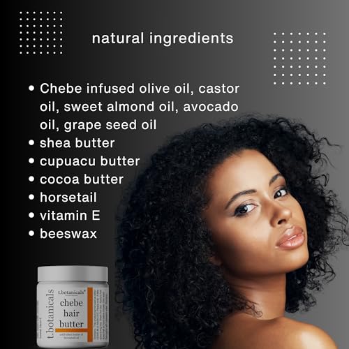 Chebe Hair Growth Set with Lavender Butter & Leave-In Conditioner - 4 oz Each, Pack of 2