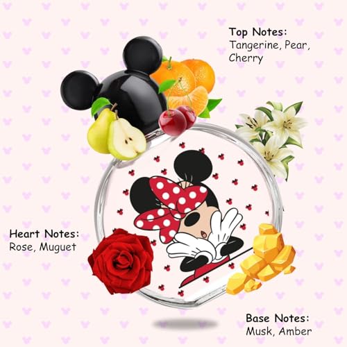 Disney Minnie Mouse Eau de Toilette Spray for Kids, 3.4 oz