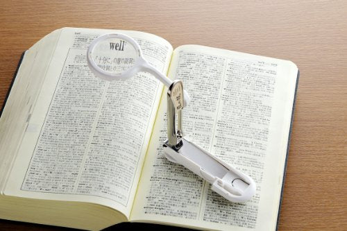 Takuminowaza High Class Stainless Steel Nail Clipper with Loupe