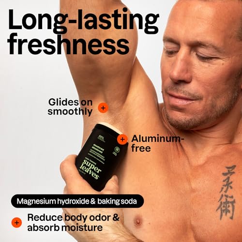 Aluminum-Free Deodorant for Men - 95% Natural, EWG Verified