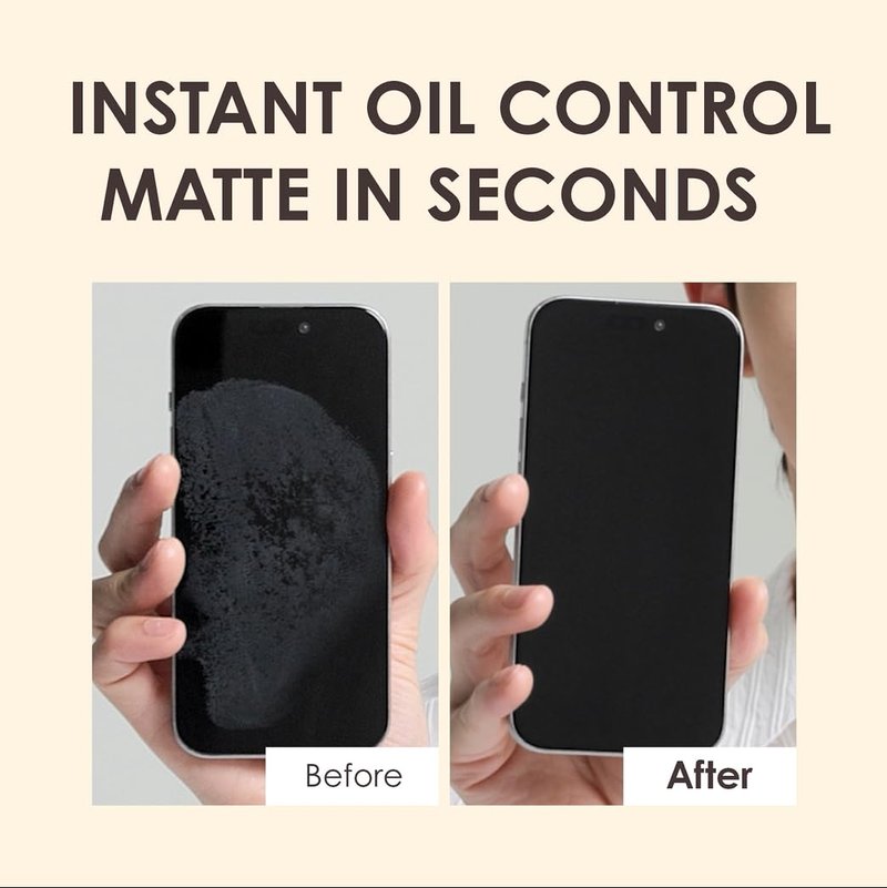 Oil Control Finisher - Bouncy Jelly Texture Sebum Control Powder | Matte Face Powder for Oily Skin, Translucent, 0.17 oz