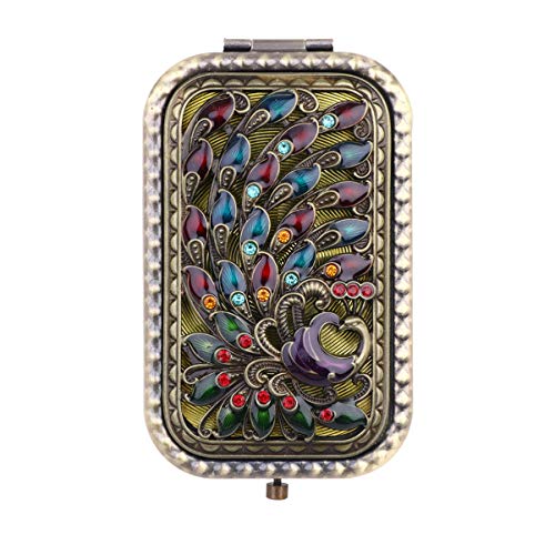 Beaupretty Double-Sided Foldable Makeup Mirror - Compact Vanity & Travel Mirror for Women