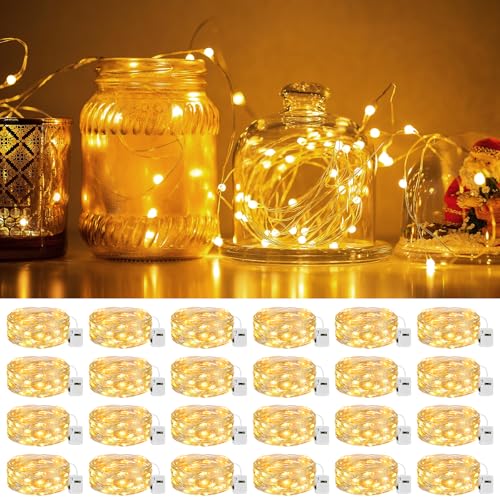litogo 20 LED Fairy Lights - 7FT Battery Operated String Lights