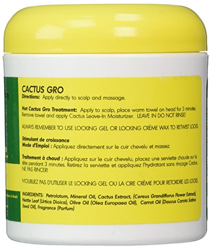 Jamaican Mango & Lime Cactus Gro Hair Treatment 6oz for Locs & Twists