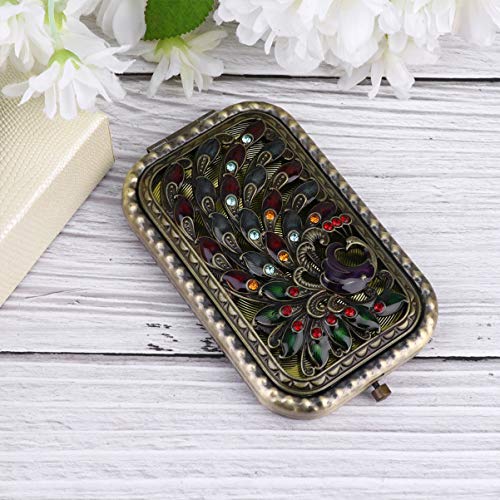 Beaupretty Double-Sided Foldable Makeup Mirror - Compact Vanity & Travel Mirror for Women