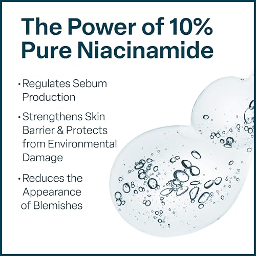 QRx Labs 10% Niacinamide Serum with Tea Tree Oil & Calendula - 2 oz