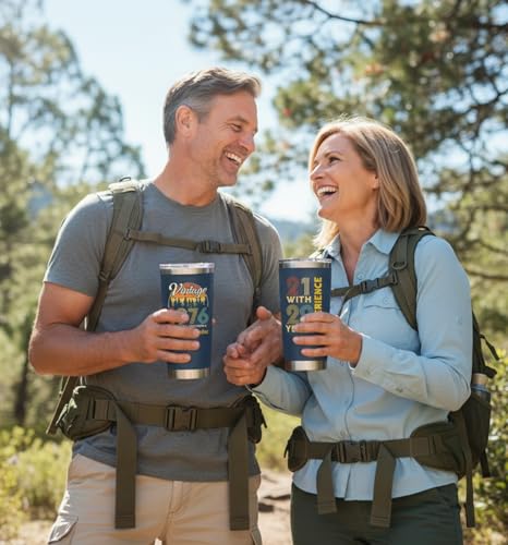 50th Birthday Tumbler - 20 Oz Stainless Steel Mug for Him/Her