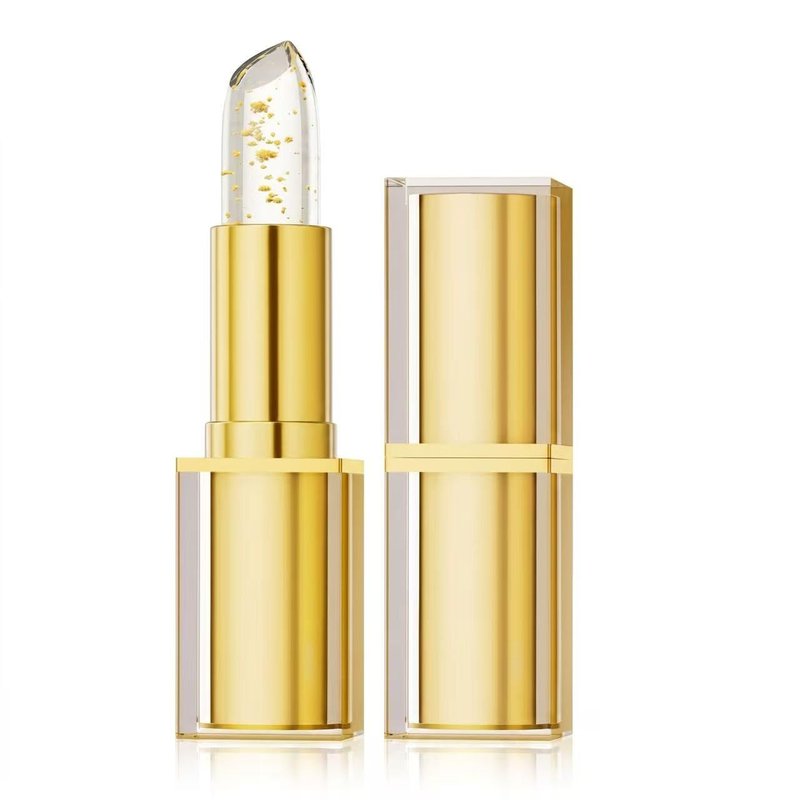 Color Changing Lipstick - Transferproof Gold Crystal PH Lipstick | 24-Hour Moisturizing Glossy Shine for Women