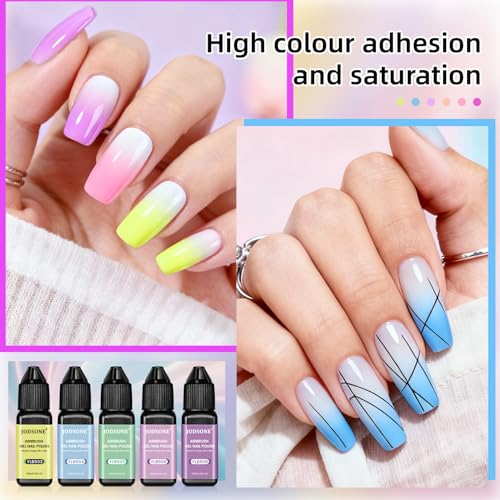 JODSONE Airbrush Gel Nail Polish Set 20 Colors - Airbrush-4