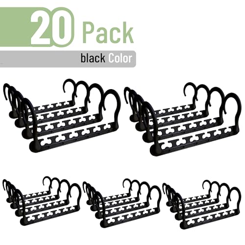 Mr. Pen 20-Pack Space-Saving Clothes Hangers | 360° Rotating Hooks