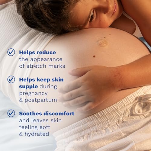 Mustela Certified Organic Maternity Essential Care Multi-Purpose Lotion - Pregnancy & postpartum - Stretch Marks, Skin Comfort & Suppleness - No Added Scent - Safe for Moms, Babies & Breastfeeding