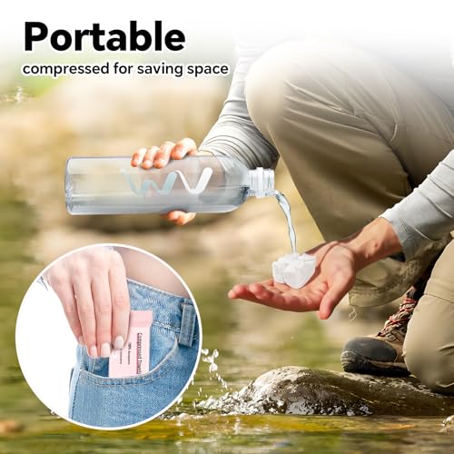 30 Pcs Compressed Cotton Towels for Travel & Outdoor Use