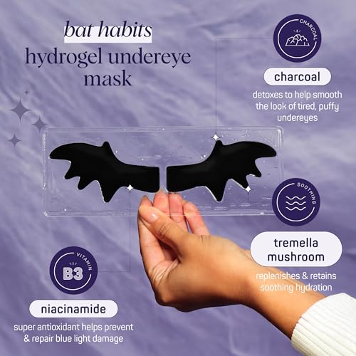 SpaLife Bat-Wing Hydrogel Eye Patches for Dark Circles & Puffiness - 8 Pairs