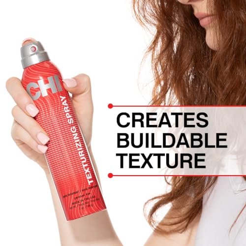 CHI Texturizing Hairspray, Volumizing Hairspray For Adding Buildable Texture & Body, Flexible Hold, Sulfate, Paraben, & Cruelty-Free, 7 Oz