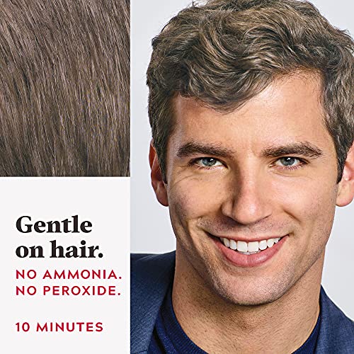 Just For Men Easy Comb-In Hair Dye Light-Medium Brown A-30 Pack of 2