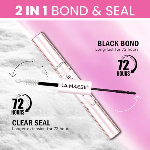 La Maesii Lash Cluster Glue - 2 in 1 Bond & Seal, 10ml