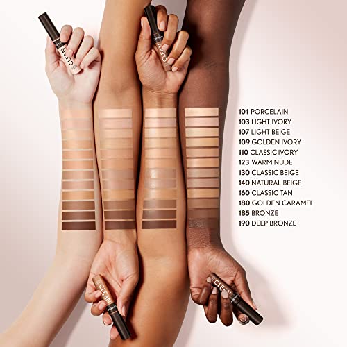 Covergirl Clean Invisible Concealer Light Beige 107 - Hydrating, Vegan, 0.23oz