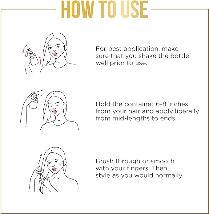 Pantene Dry Conditioner Mist Spray 3.9oz - Hydration & Frizz Control