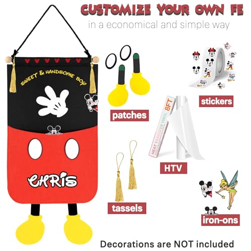 RUNROLE Felt Fish Extender Hanger for Cruise Gift Exchange, 10"