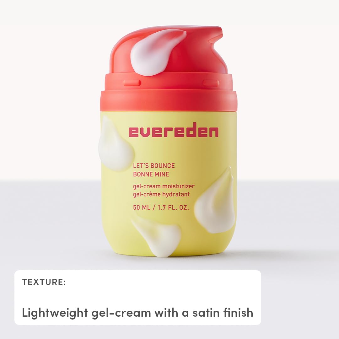 Evereden Gel-Cream for Teens | Light, Non-Greasy Moisturizer - Hydrating, Vegan Skincare for Oily & Pimple-Prone Skin