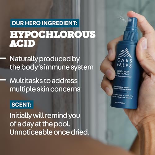 Oars + Alps Hypochlorous Acid Face Spray - Skin Saver 3.4oz