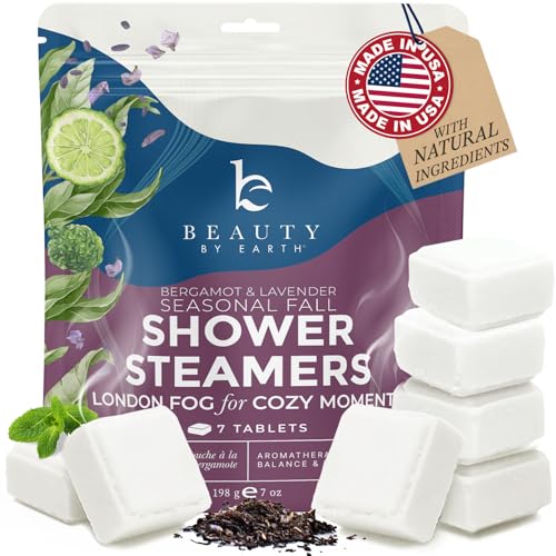 Beauty by Earth Lavender & Bergamot Shower Steamers - Aromatherapy Spa Set