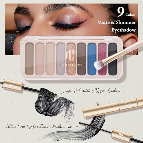 Color Nymph All-in-One Makeup Set for Beginners with Travel Bag