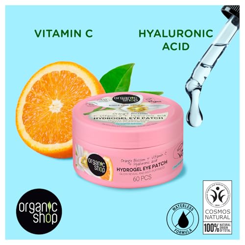 Hyaluronic Acid & Vitamin C Hydrogel Eye Patches - 60 Pcs